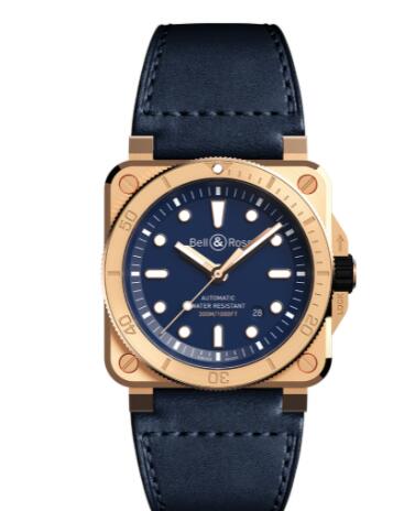 Review Bell and Ross BR 03-92 Diver Replica Watch BR 03-92 DIVER BRONZE NAVY BLUE BR0392-D-BU-BR/SCA