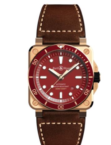 Review Bell and Ross BR 03-92 Diver Replica Watch BR 03-92 DIVER RED BRONZE BR0392-D-R-BR/SCA - Click Image to Close