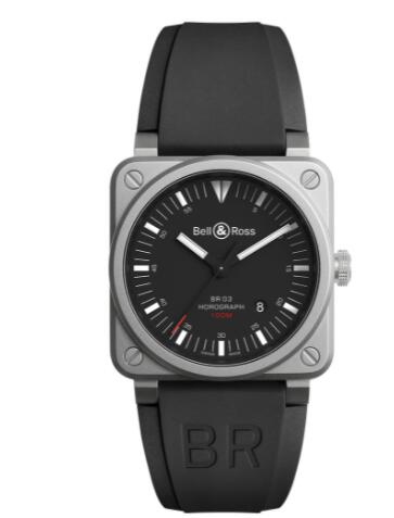 Review Bell and Ross BR 03 Replica Watch BR 03-92 HOROGRAPH BR0392-HOR-BLC/SRB