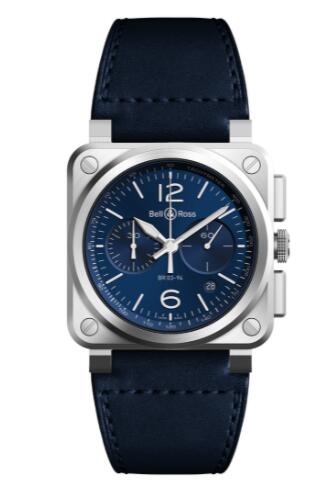 Review Bell and Ross BR 03 Replica Watch BR 03-94 BLUE STEEL BR0394-BLU-ST/SCA