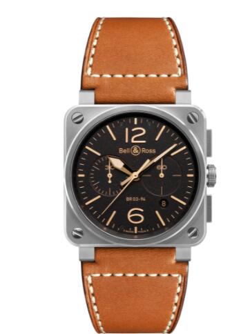 Review Bell and Ross BR 03 Replica Watch BR 03-94 GOLDEN HERITAGE BR0394-ST-G-HE/SCA - Click Image to Close