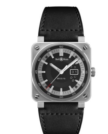 Review Bell and Ross BR 03 Replica Watch BR 03-96 GRANDE DATE BR0396-SI-ST - Click Image to Close