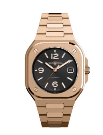 Review Bell and Ross BR 05 Replica Watch BR 05 GOLD BR05A-BL-PG/SPG