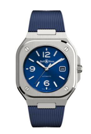 Review Bell and Ross BR 05 Replica Watch BR 05 BLUE STEEL BR05A-BLU-ST/SRB - Click Image to Close