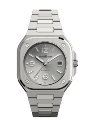 Review Bell and Ross BR 05 Replica Watch BR 05 GREY STEEL BR05A-GR-ST/SST