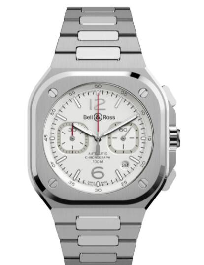 Review Bell and Ross BR 05 Replica Watch BR 05 CHRONO WHITE HAWK BR05C-SI-ST/SST