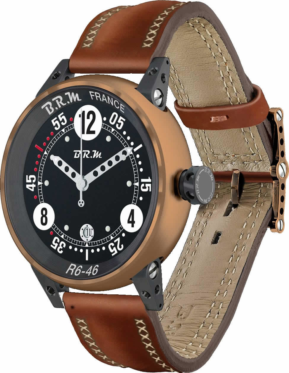 Review BRM BRONZE Replica Watch BRM R6-46 Bronze BRM-R6-46-BRONZE