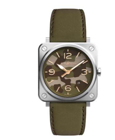 Review Bell and Ross BR S Replica Watch BR S GREEN CAMO BRS-CK-ST/SCA