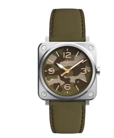 Review Bell and Ross BR S Replica Watch BR S GREEN CAMO BRS-CK-ST/SCA - Click Image to Close