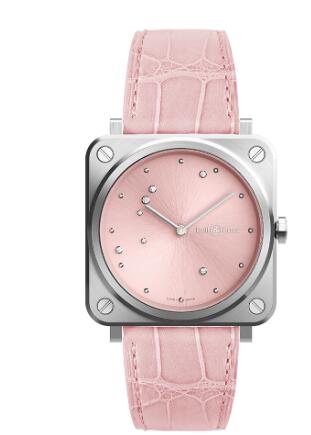 Review Bell and Ross BR S Replica Watch BR S PINK DIAMOND EAGLE BRS-EP-ST/SCR - Click Image to Close