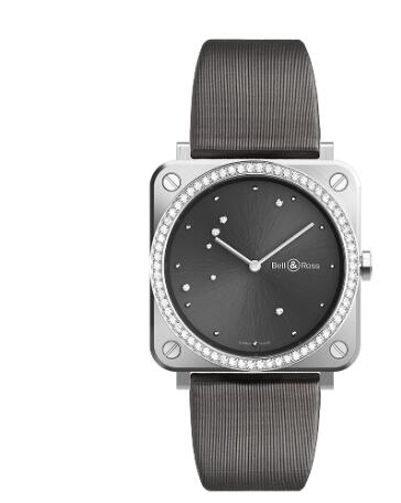 Review Bell and Ross BR S Replica Watch BR S GREY DIAMOND EAGLE DIAMONDS BRS-ERU-ST-LGD/SCA