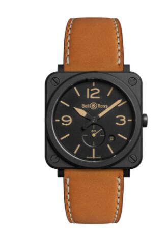 Review Bell and Ross BR S Replica Watch BR S HERITAGE BRS-HERI-CEM - Click Image to Close