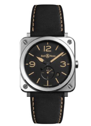 Review Bell and Ross BR S Replica Watch BR S STEEL HERITAGE BRS-HERI-ST/SCA - Click Image to Close