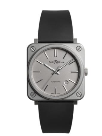 Review Bell and Ross BRS Replica Watch BR S-92 GREY MATTE BRS92-GR-ST/SRB
