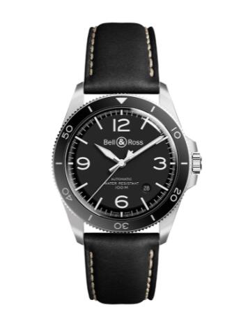 Review Bell and Ross BR V2-92 Replica Watch BR V2-92 BLACK STEEL BRV292-BL-ST/SCA - Click Image to Close