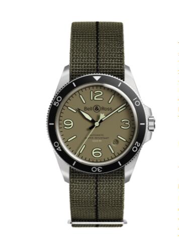 Review Bell and Ross BR V2-92 Replica Watch BR V2-92 MILITARY GREEN BRV292-MKA-ST/SF - Click Image to Close