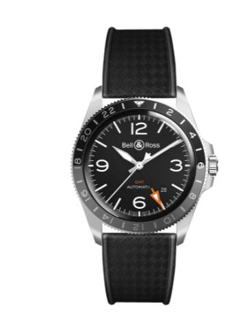 Review Bell and Ross BR V2-93 Replica Watch BR V2-93 GMT BRV293-BL-ST/SRB - Click Image to Close