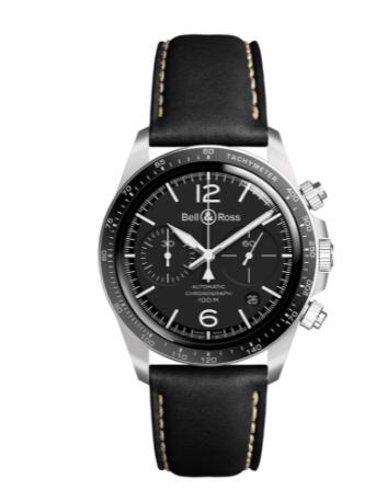 Review Bell and Ross BR V2-94 Replica Watch BR V2-94 BLACK STEEL BRV294-BL-ST/SCA