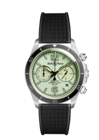 Review Bell and Ross BR V2-94 Replica Watch BR V2-94 FULL LUM BRV294-LUM-ST/SRB