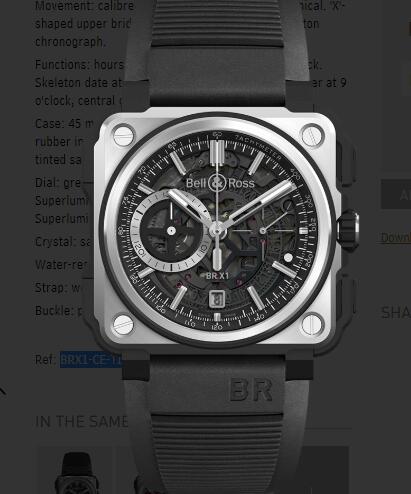 Review Bell and Ross BR X1 Chronograph Replica Watch BR-X1 BLACK TITANIUM BRX1-CE-TI-BLC - Click Image to Close