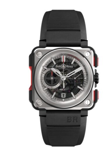 Review Bell and Ross BR X1 Chronograph Replica Watch BR-X1 TITANIUM BRX1-CE-TI-RED