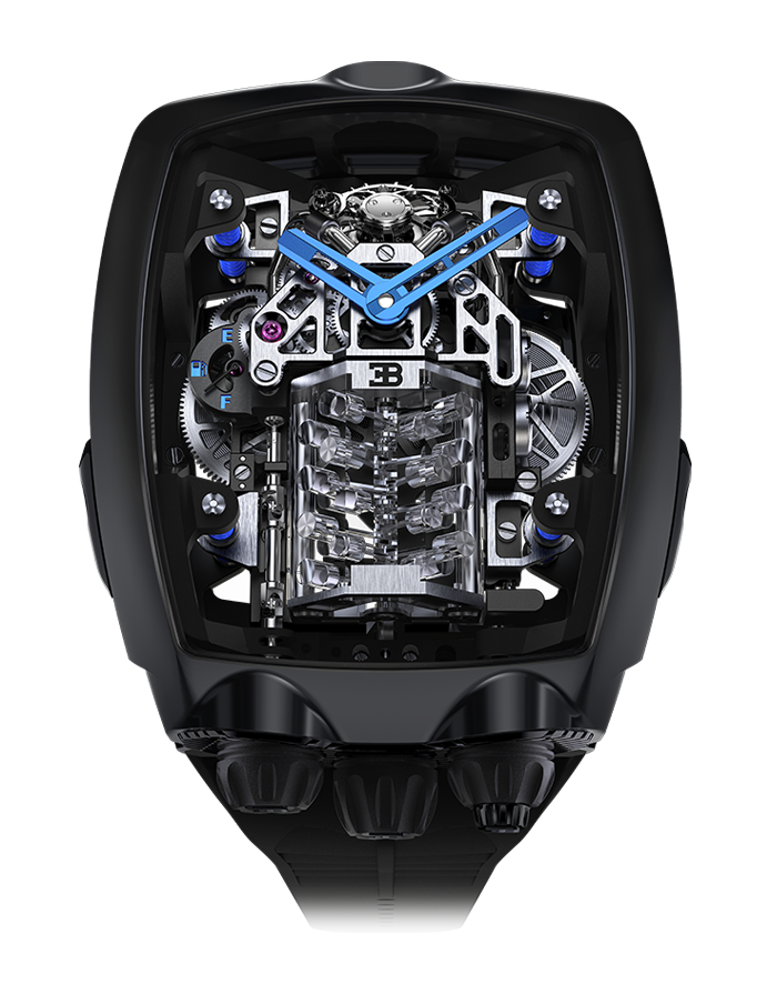 Review Jacob & Co. Bugatti Chiron Tourbillon Watch Replica BU200.20.AA.AC.A watch