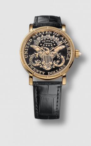 Review Replica Corum Coin Watch Automatic Gold $20 Double Eagle PVD C293/02910