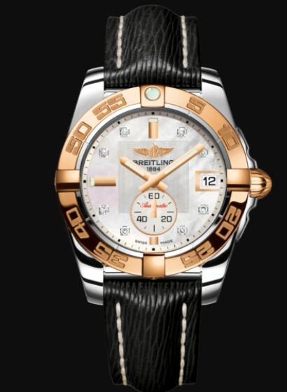 Review Replica Breitling Galactic 36 Automatic Stainless Steel & 18k Rose Gold - Mother-Of-Pearl Watch C3733012/A725/213X/A16BA.1