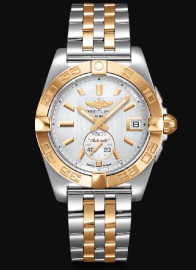 Review Replica Breitling Galactic 36 Automatic Stainless Steel & 18k Rose Gold - Mother-Of-Pearl watch C37330121A1C1 - Click Image to Close