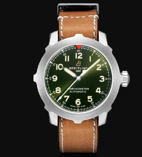 Review Breitling Aviator SUPER 8 B20 Automatic 46 Titanium - Green Replica Watch EB2040101L1X1