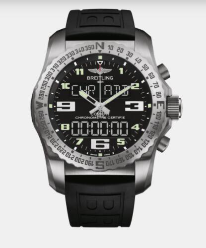 Review Replica Breitling Cockpit B50 Titanium - Black EB5010221B1S1 Watch