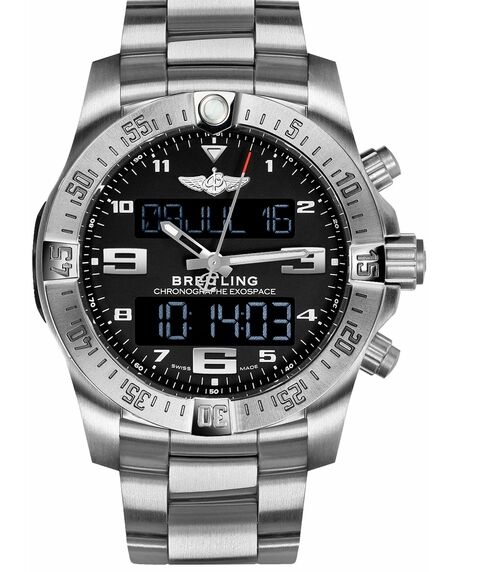 Review Replica Breitling Exospace B55 Titanium - Black EB5510H11B1E1 Watch - Click Image to Close