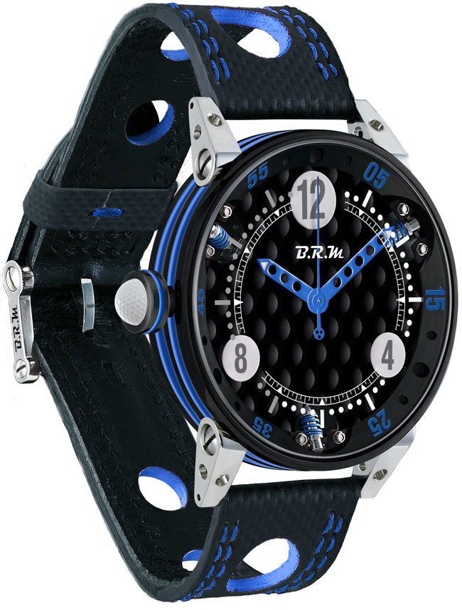 Review Brm Gulf Watch Replica BRM 6-44 Golf Black Dial Blue GF6-44-SA-N-ABLF - Click Image to Close