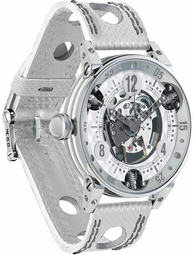 Review Brm Gulf Watch Replica BRM Golf White Skeleton Grey GF6-44-SA-SQ-AG - Click Image to Close