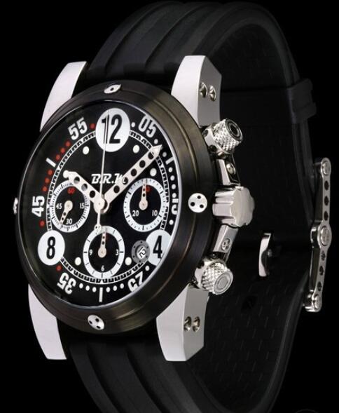 Review B.R.M Watches Replica Watch B.R.M GP44-111 GP-44 Black Titanium