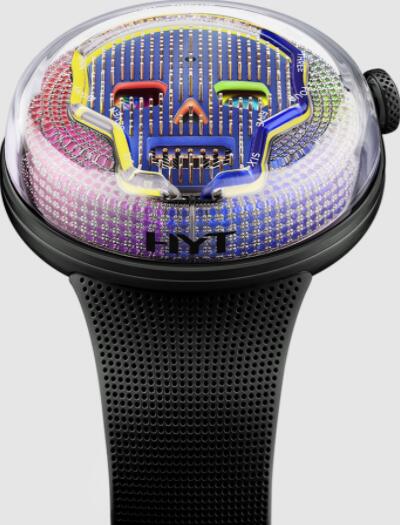 Review HYT SOONOW INSTANT RAINBOW Replica Watch H02513 - Click Image to Close