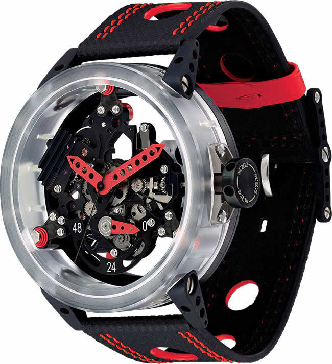 Review BRM R50 Replica Watch B.R.M R-50 MAK RED - Click Image to Close