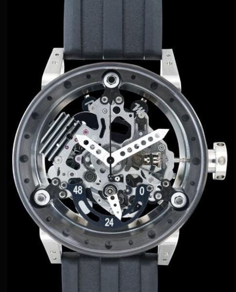 Review B.R.M Watches Replica Watch B.R.M R50-TN-AB Titanium - Black PVD