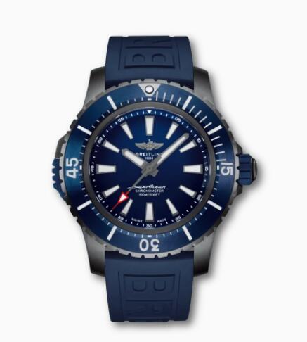 Review Breitling Superocean Automatic 48 DLC-Coated Titanium Blue V17369161C1S1 Replica Watch