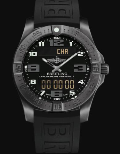 Review Replica Breitling Aerospace EVO DLC-Coated Titanium - Black V79363101B1S1 Watch