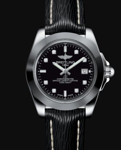 Review Replica Breitling Galactic 32 Sleek Stainless Steel & Tungsten - Black watch W71330121B1X1