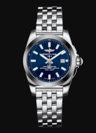 Review Replica Breitling Galactic 29 Sleek Stainless Steel & Tungsten - Blue Watch W72348121C1A1 - Click Image to Close