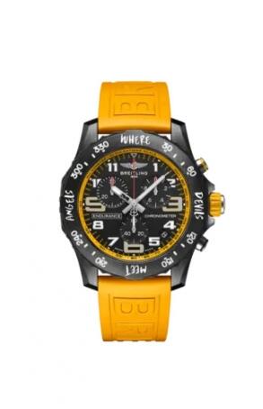 Review Breitling Endurance Pro El Paradiso Yellow Replica Watch X823103A1B1S1 - Click Image to Close