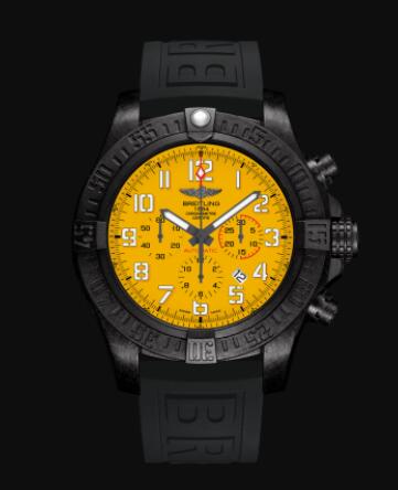 Review Replica Breitling Avenger Hurricane 12h Breitlight - Yellow Watch XB0170E41I1S1