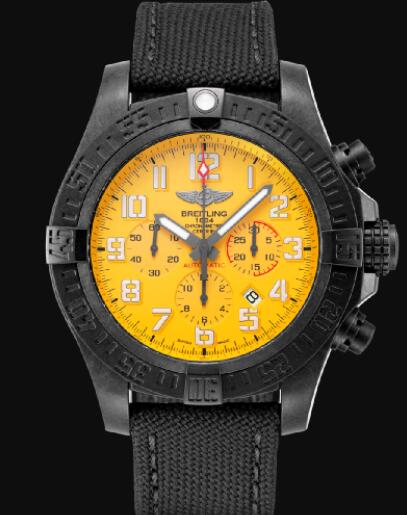 Review Replica Breitling Avenger Hurricane 12h Breitlight - Yellow Watch XB0170E41I1W1