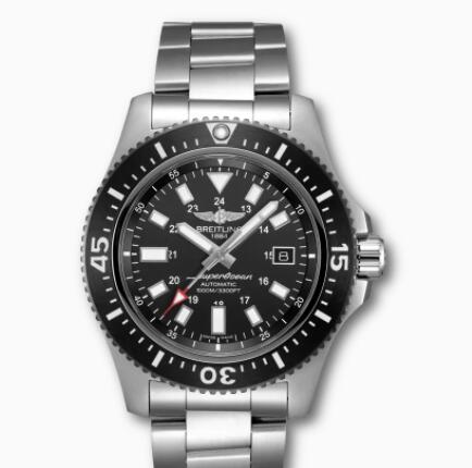 Review Breitling Superocean 44 Special Stainless Steel Black Y17393101B1A1 Replica Watch - Click Image to Close